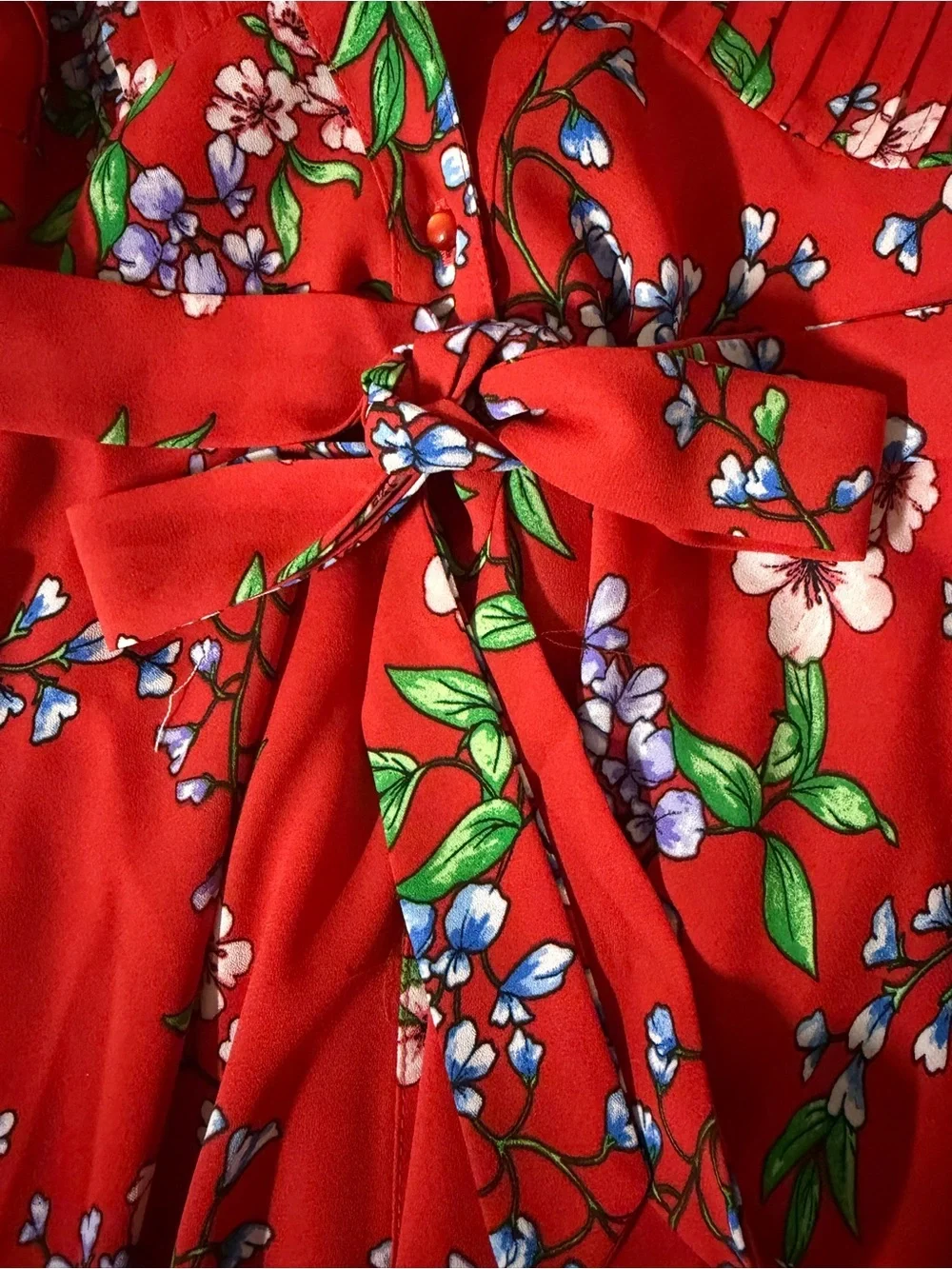 Nanette Lepore Red Floral dress - Picture 8 of 12